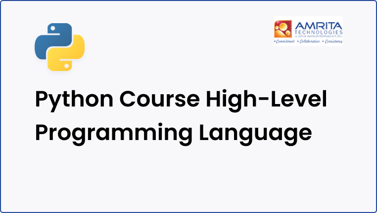 Python Course High-Level Programming Language